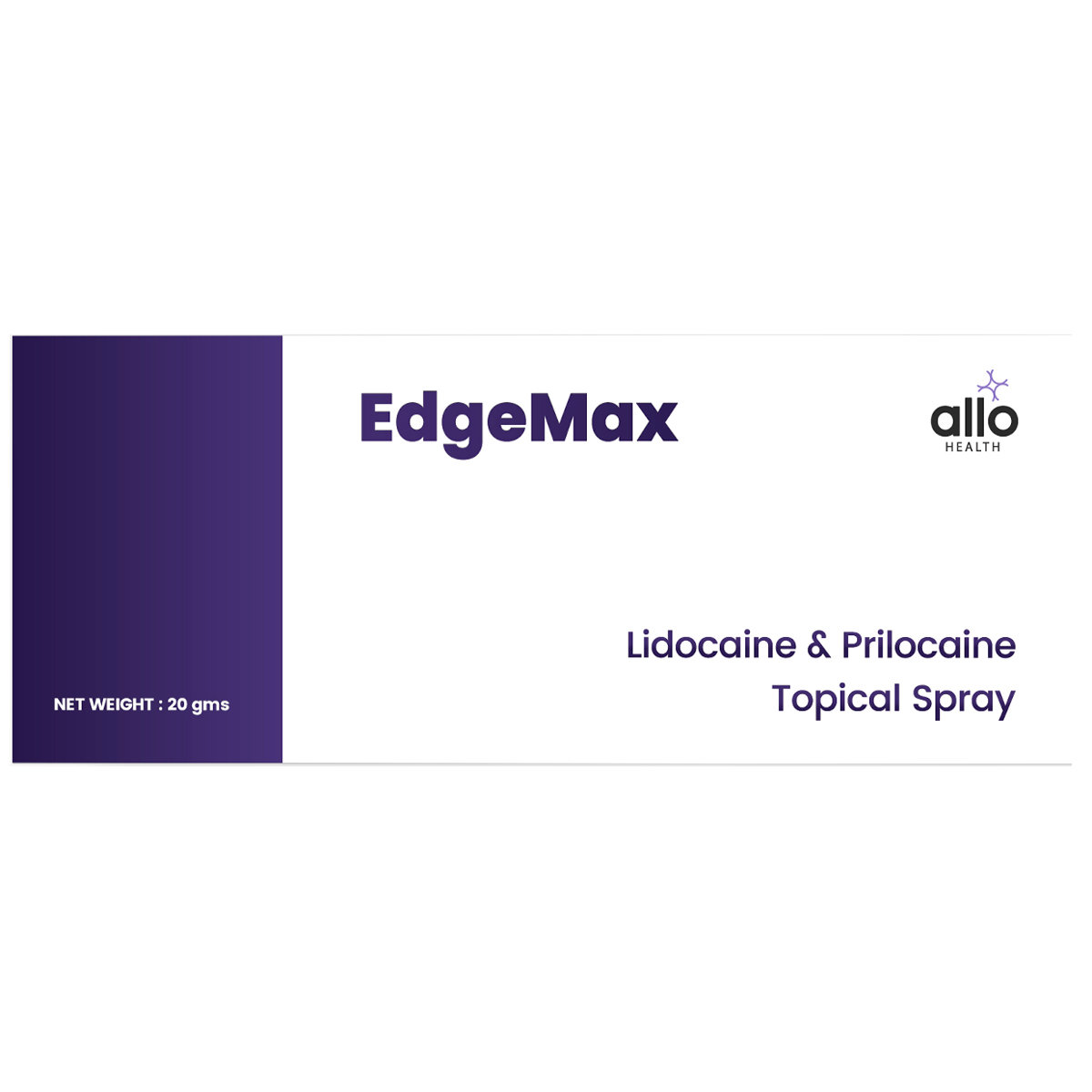Edgemax Topical Spray 20 gm, Pack of 1 Edgemax Topical Spray 20 gm, Pack of 1