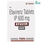 Efavir 600 Tablet 30's, Pack of 1 TABLET