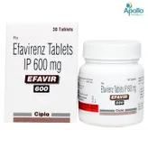 Efavir 600 Tablet 30's, Pack of 1 TABLET