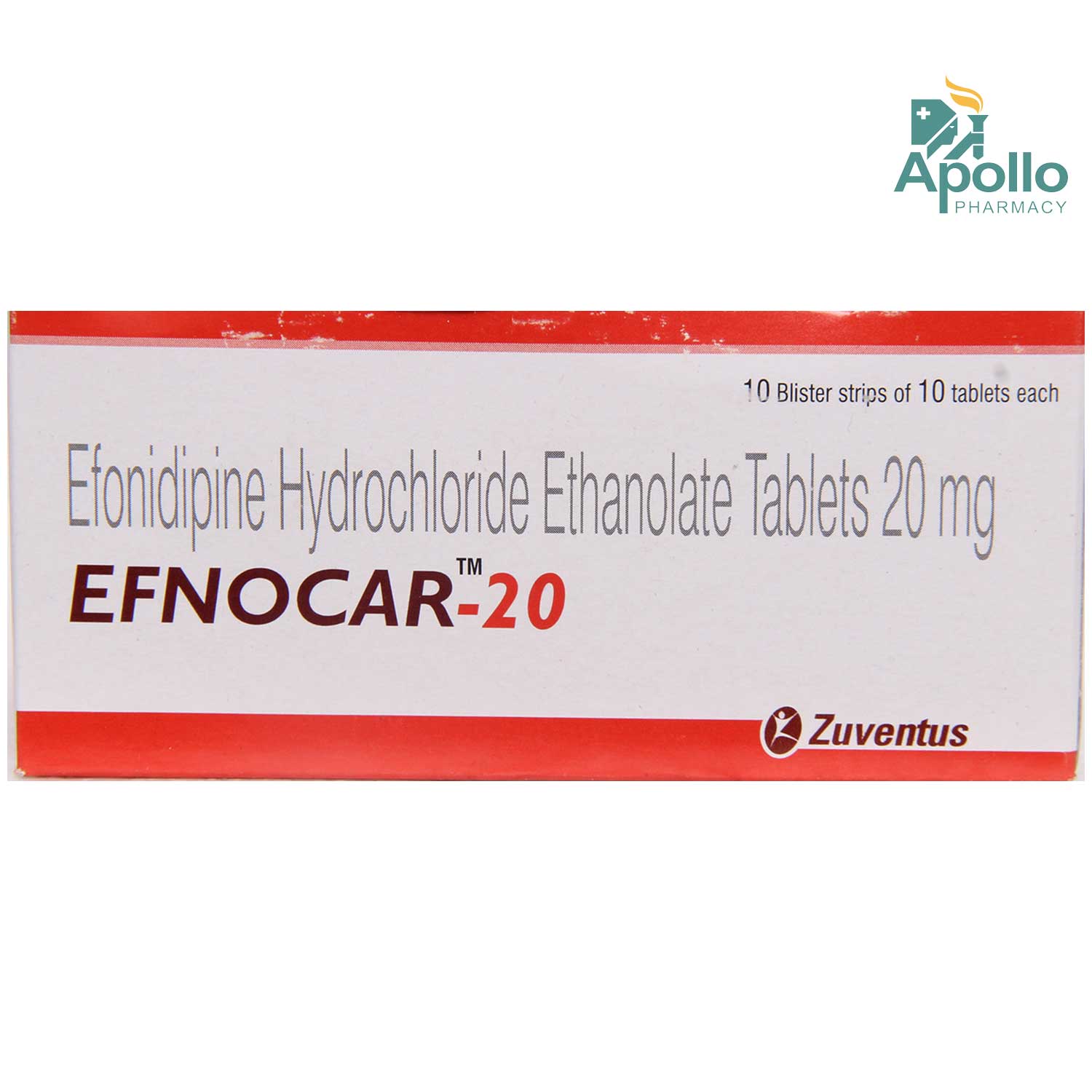 Buy Efnocar 20 Tablet 10's Online