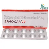 Efnocar 20 Tablet 10's, Pack of 10 TABLETS