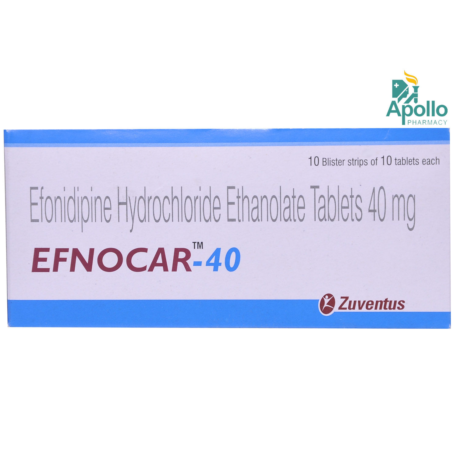 Buy Efnocar 40 Tablet 10's Online