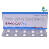 Efnocar 40 Tablet 10's, Pack of 10 TABLETS