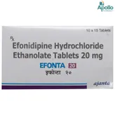 Efonta 20 Tablet 15's, Pack of 15 TABLETS