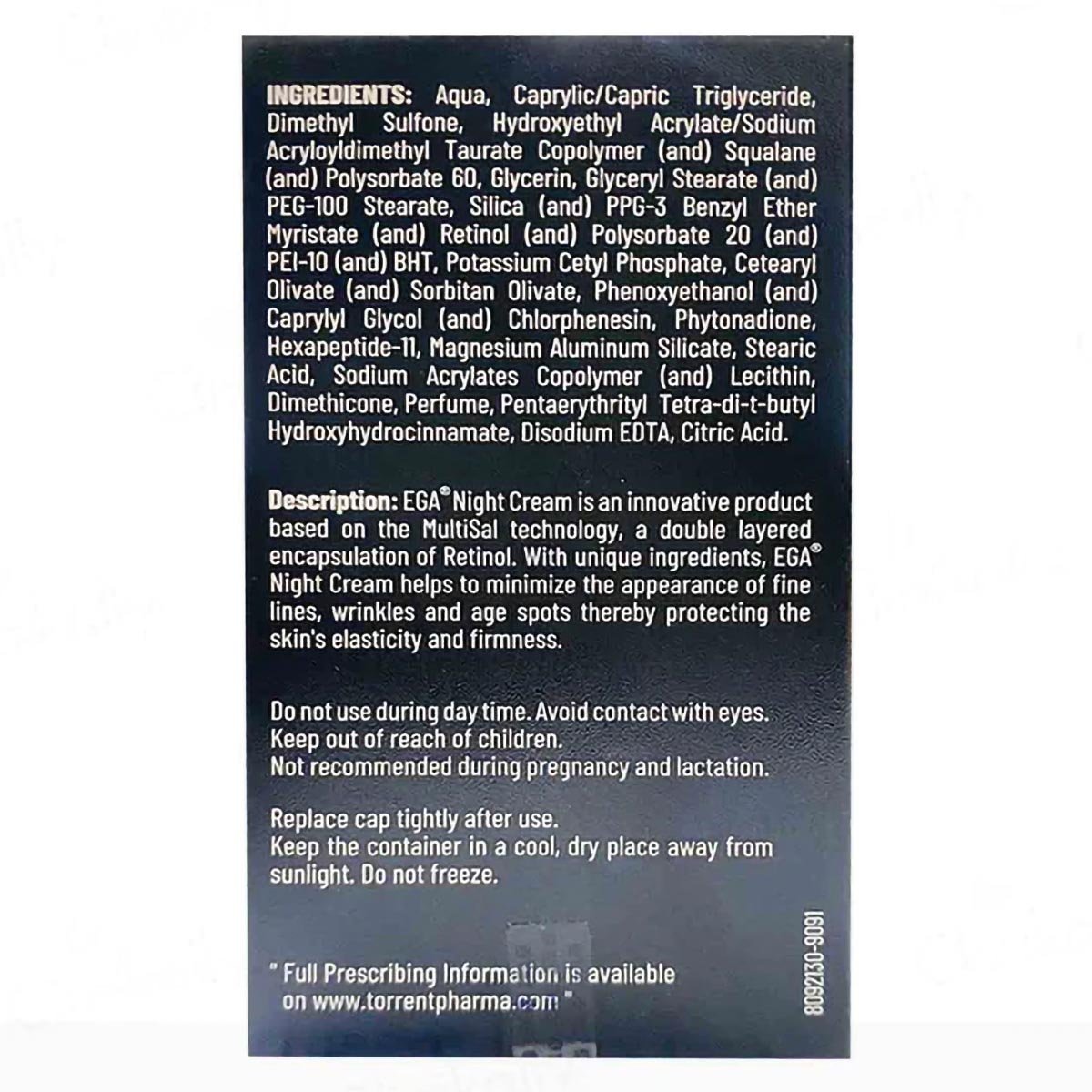 Ega Night Cream 30 gm, Pack of 1 Ega Night Cream 30 gm, Pack of 1