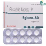 Egluna-80 Tablet 10's, Pack of 10 TabletS