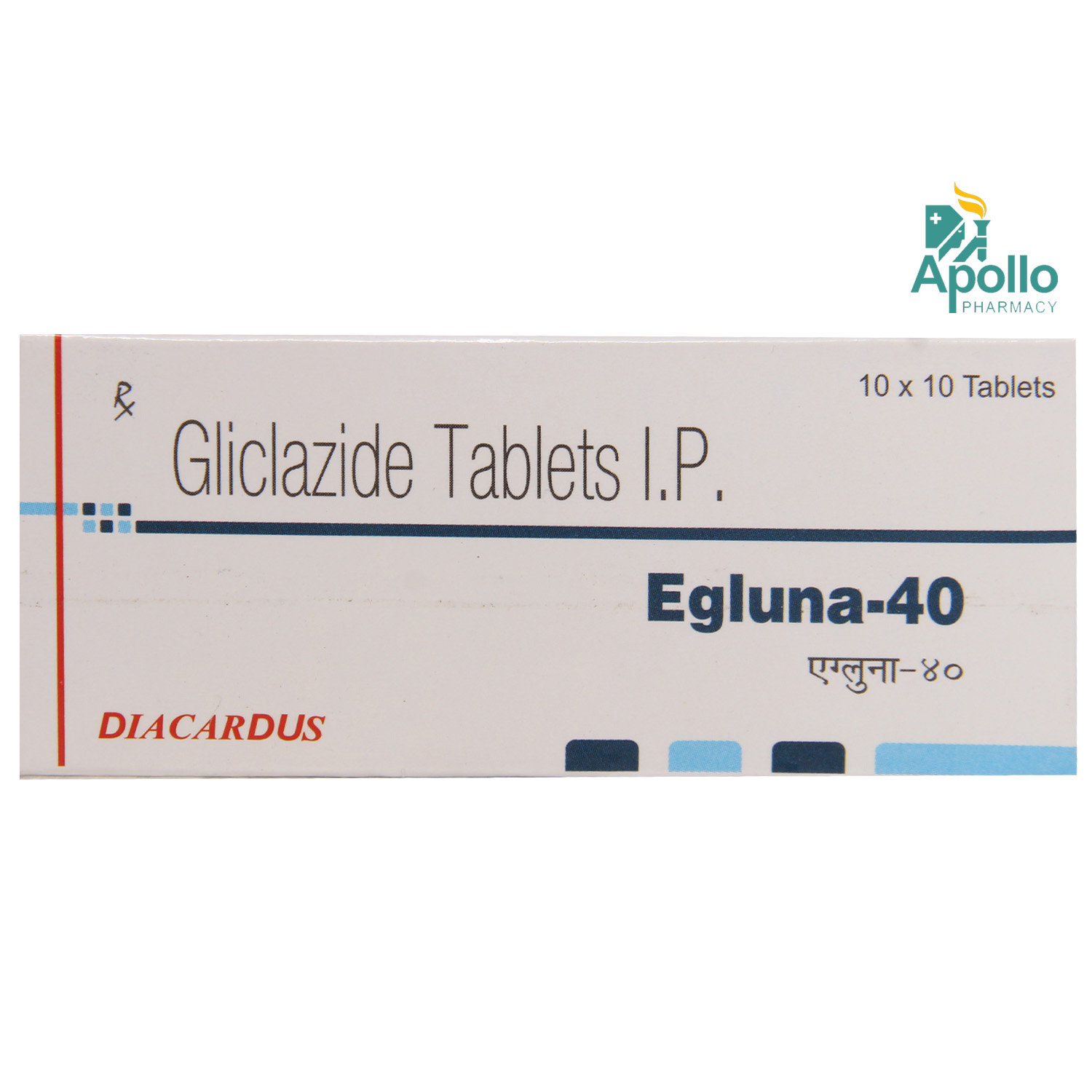 Egluna-40 Tablet 10's, Pack of 10 TabletS Egluna-40 Tablet 10's, Pack of 10 TabletS