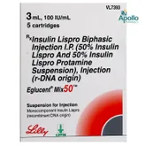 Eglucent Mix 50 100IU/ml Suspension  Injection 3 ml, Pack of 1 INJECTION