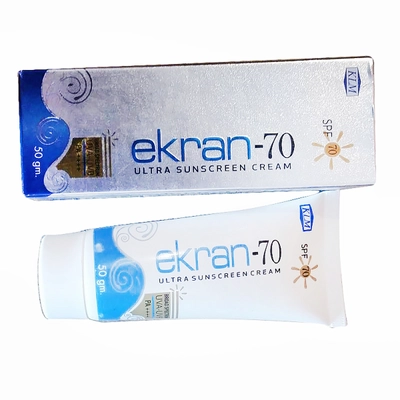 Ekran-70 Ultra Sunscreen Cream, 50 gm, Pack of 1