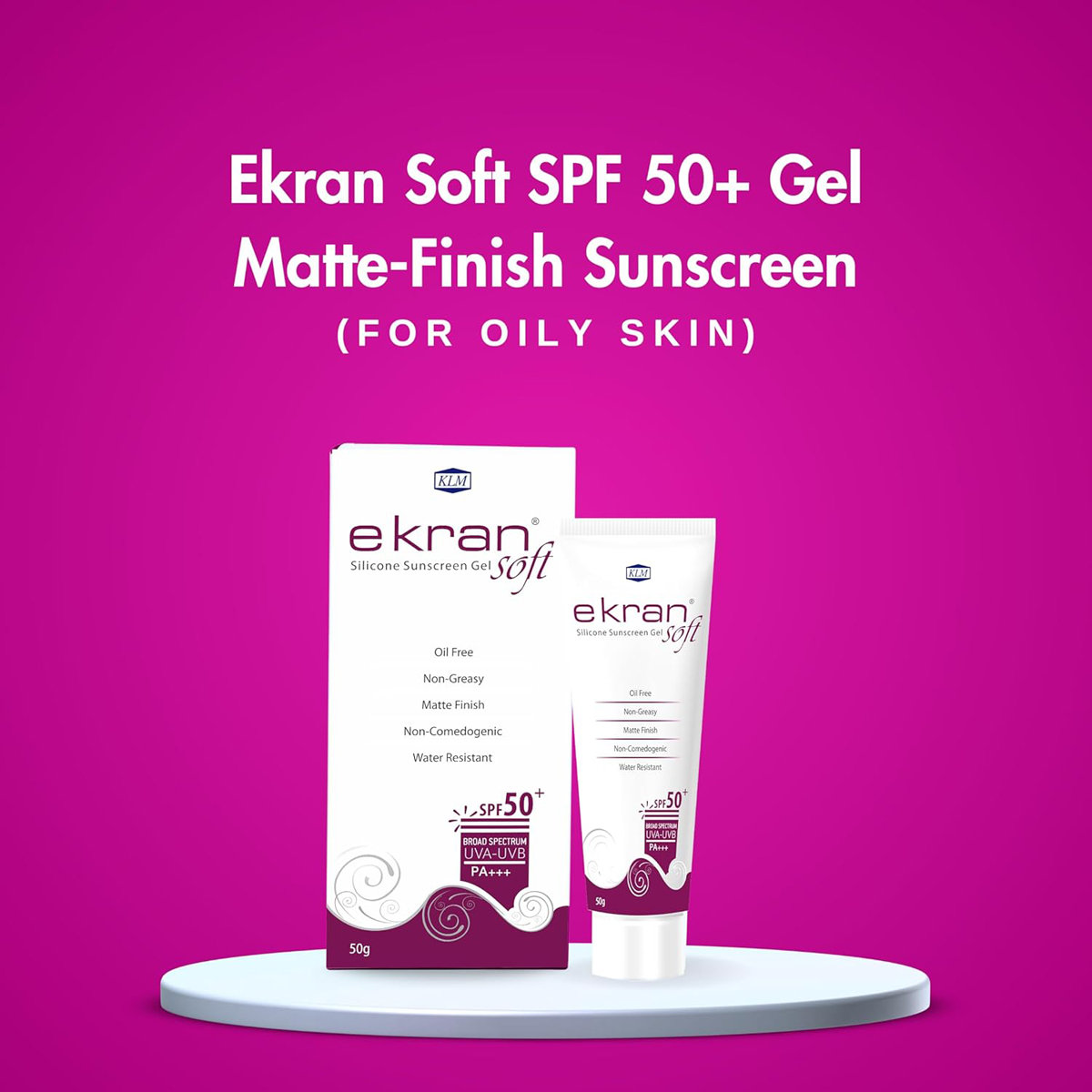 Ekran Soft Spf 50+ Sunscreen Gel 50 gm, Pack of 1 Ekran Soft Spf 50+ Sunscreen Gel 50 gm, Pack of 1
