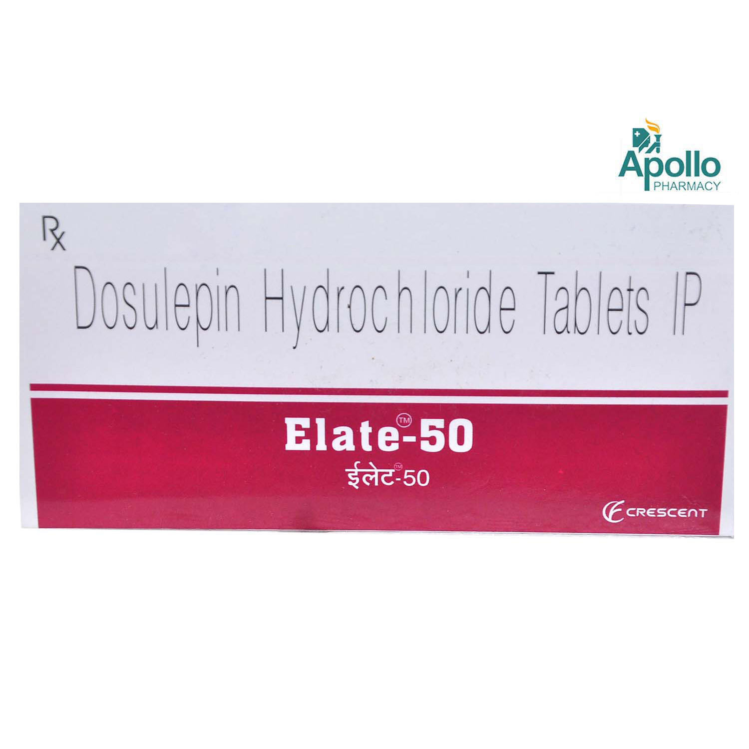 Elate-50 Tablet 10's, Pack of 10 TABLETS Elate-50 Tablet 10's, Pack of 10 TABLETS