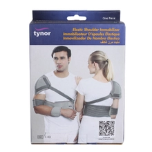 TYNOR Shoulder Support Double Lock (Neo), Black, Universal, 1 Unit & Tynor  Lumbo Sacral Belt, Grey, Large, 1 Unit 