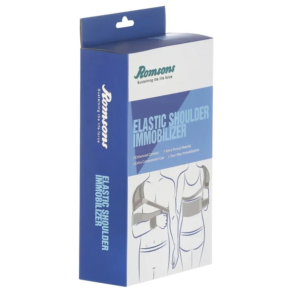 Romson Elastic Shoulder Immobilizer XXL, 1 Count, Pack of 1