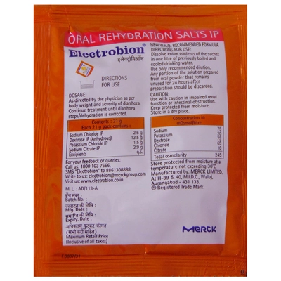 Electrobion Orange Powder 21 gm, Pack of 1 POWDER(ORAL)