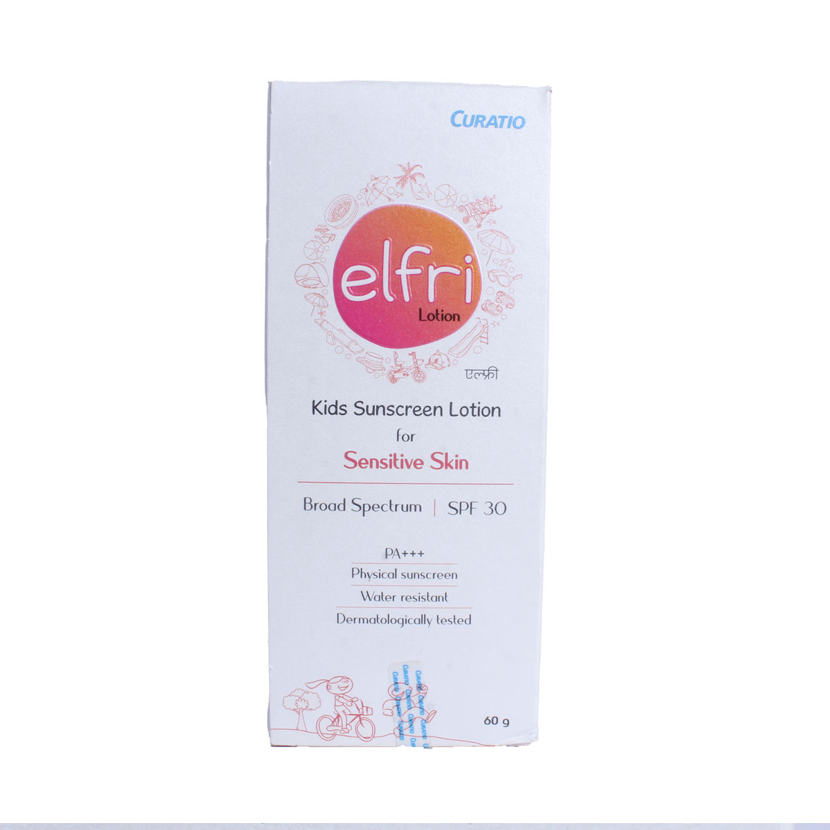 Buy Elfri Kids SPF 30 Sunscreen Lotion 60 gm Online