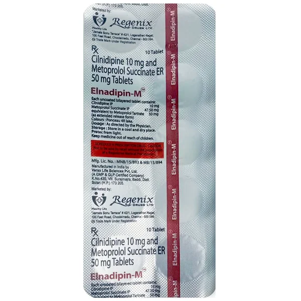 Elnadipin-M Tablet 10's