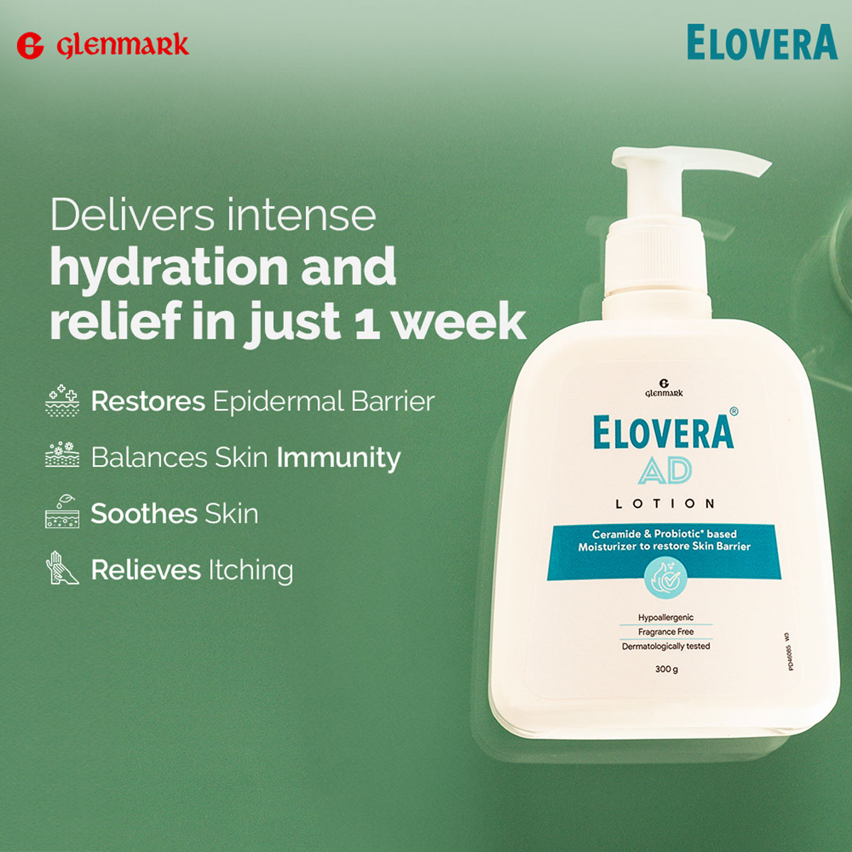 Elovera AD Lotion 300 gm, Pack of 1 Elovera AD Lotion 300 gm, Pack of 1