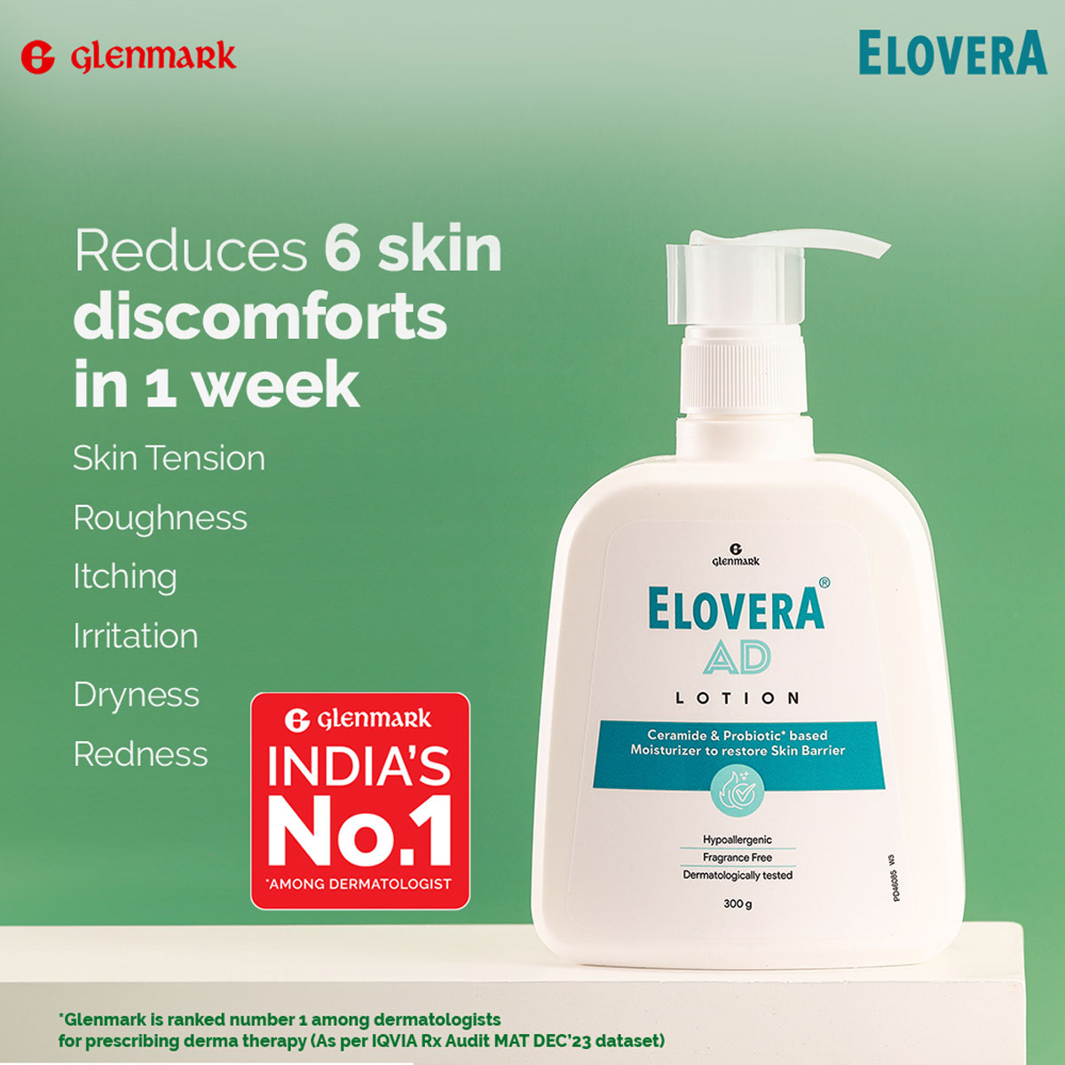 Elovera AD Lotion 300 gm, Pack of 1 Elovera AD Lotion 300 gm, Pack of 1