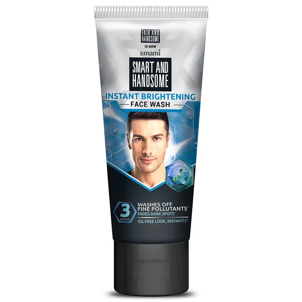 Smart and Handsome Instant Brightening Face Wash, 50 gm, Pack of 1
