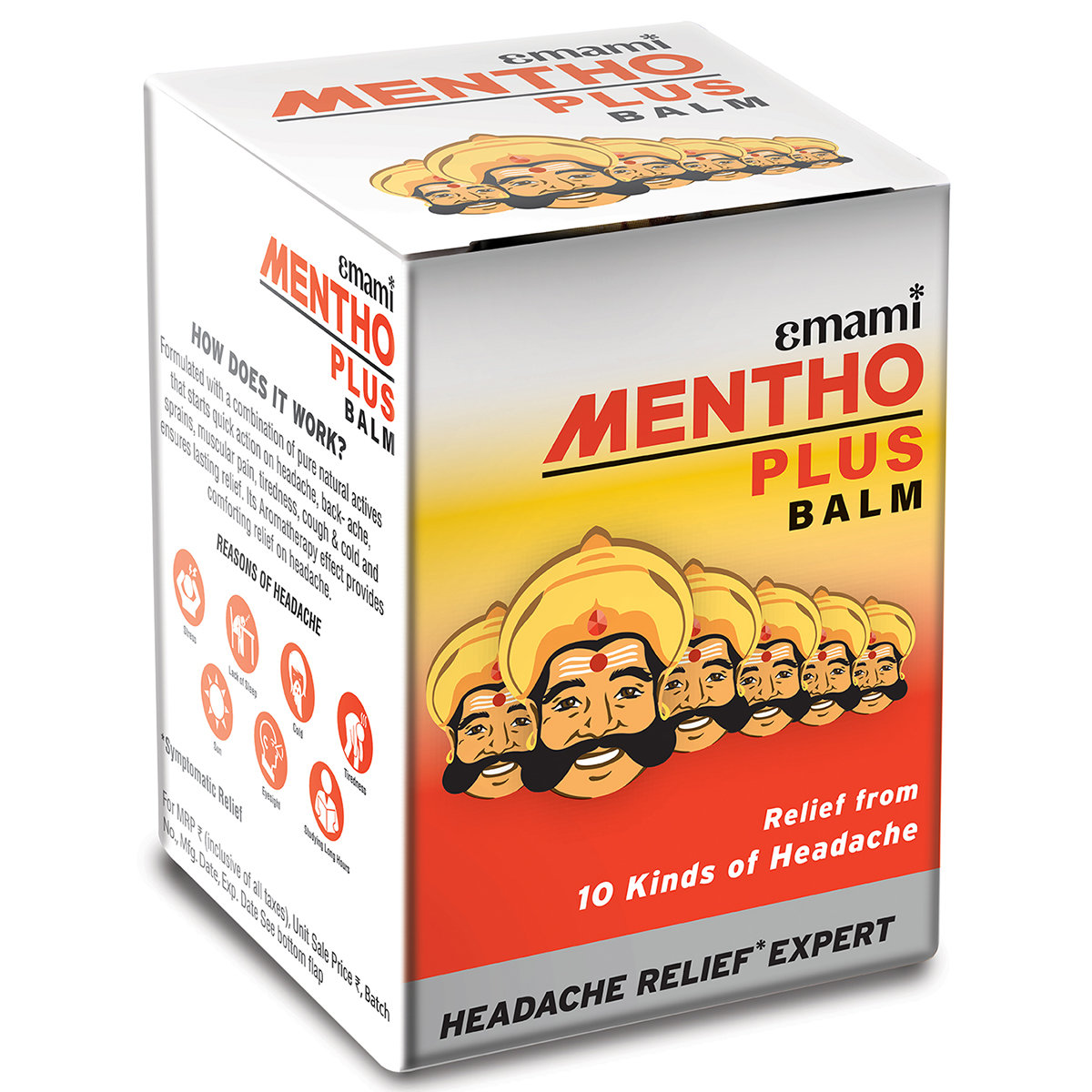 Emami Mentho Plus Balm, 25 ml, Pack of 1 Emami Mentho Plus Balm, 25 ml, Pack of 1