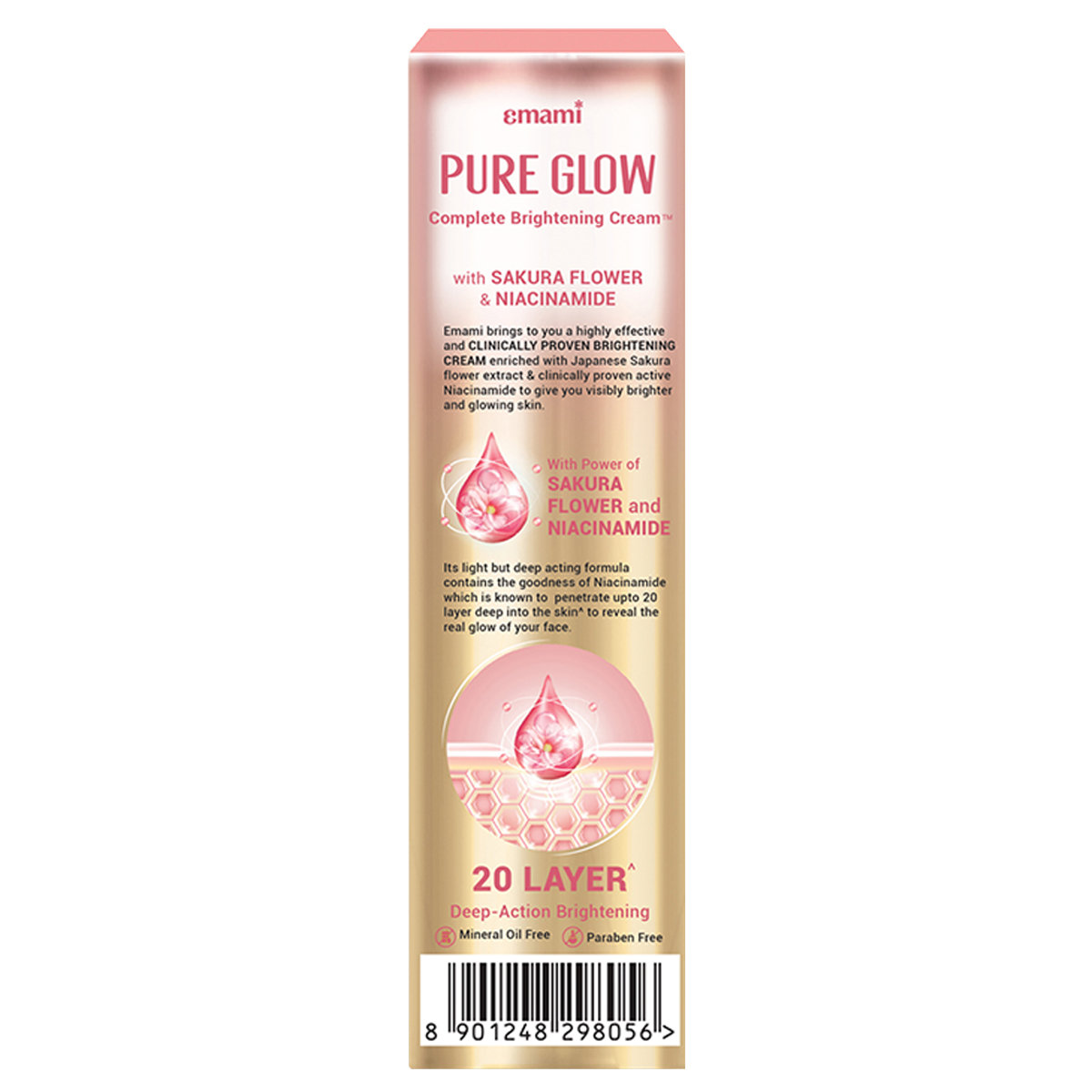 Emami Pure Glow Complete Brightening Cream, 50 gm, Pack of 1 Emami Pure Glow Complete Brightening Cream, 50 gm, Pack of 1
