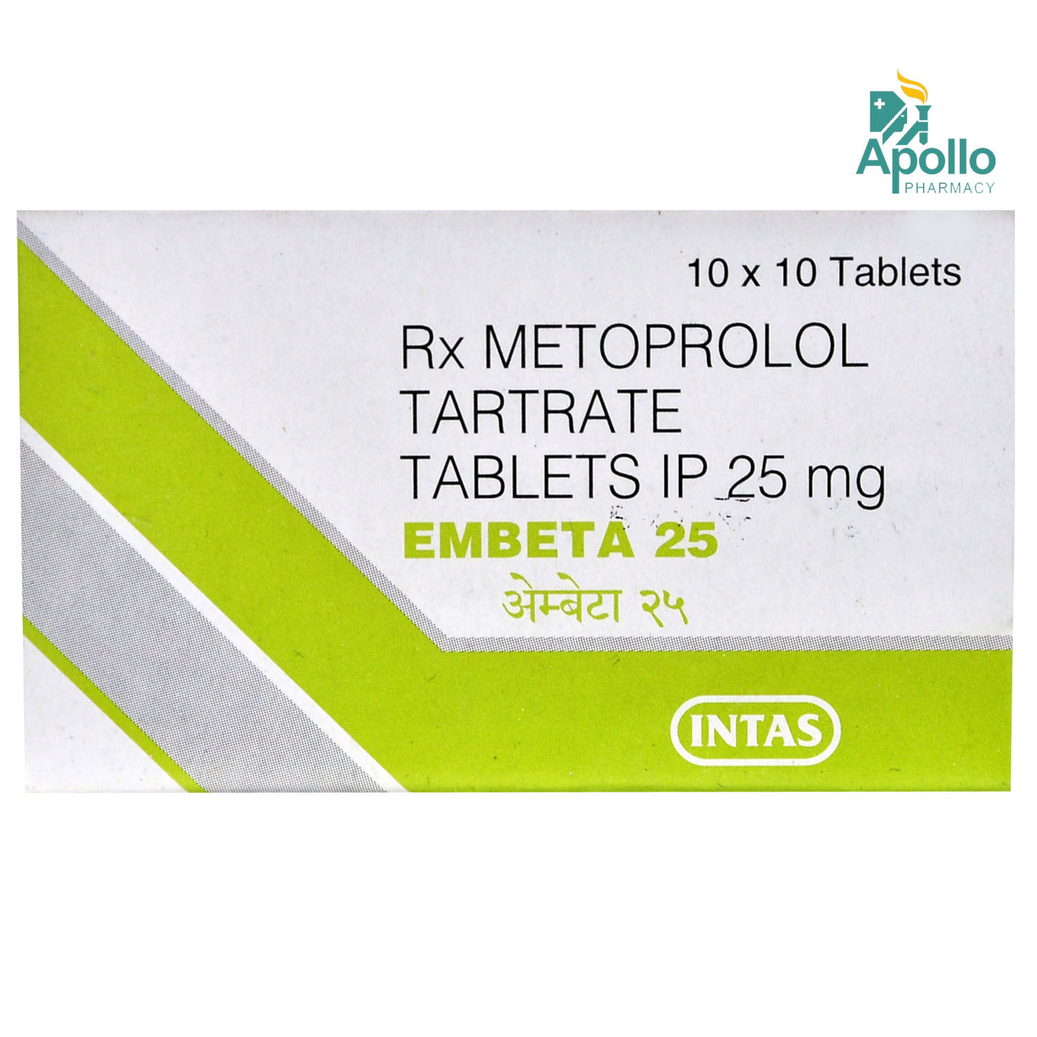 Buy Embeta 25 mg Tablet 10's Online