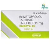 Embeta 25 mg Tablet 10's, Pack of 10 TabletS