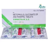 Embeta R 2.5 mg Tablet 10's, Pack of 10 TabletS