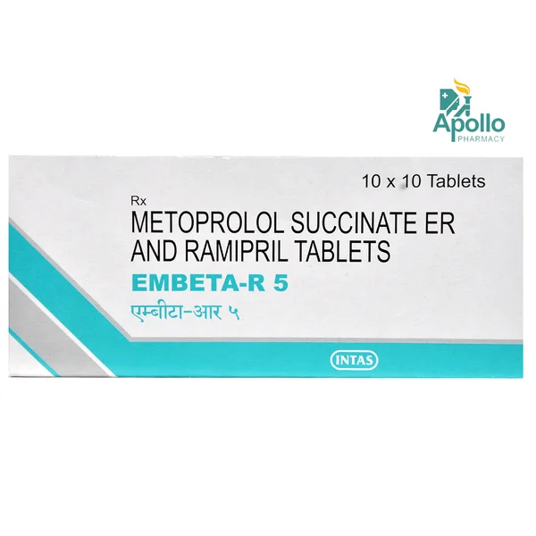 Embeta R 5 Tablet 10's, Pack of 10 TABLETS