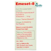 Emeset 8 Tablet 10's, Pack of 10 TABLETS