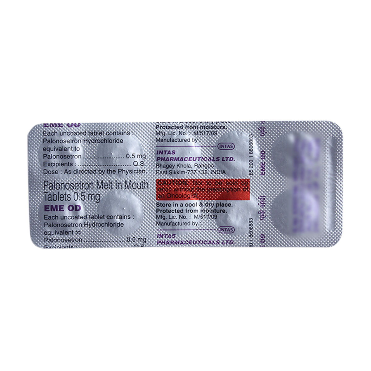 Buy EME OD 0.5 mg Tablet 10's Online