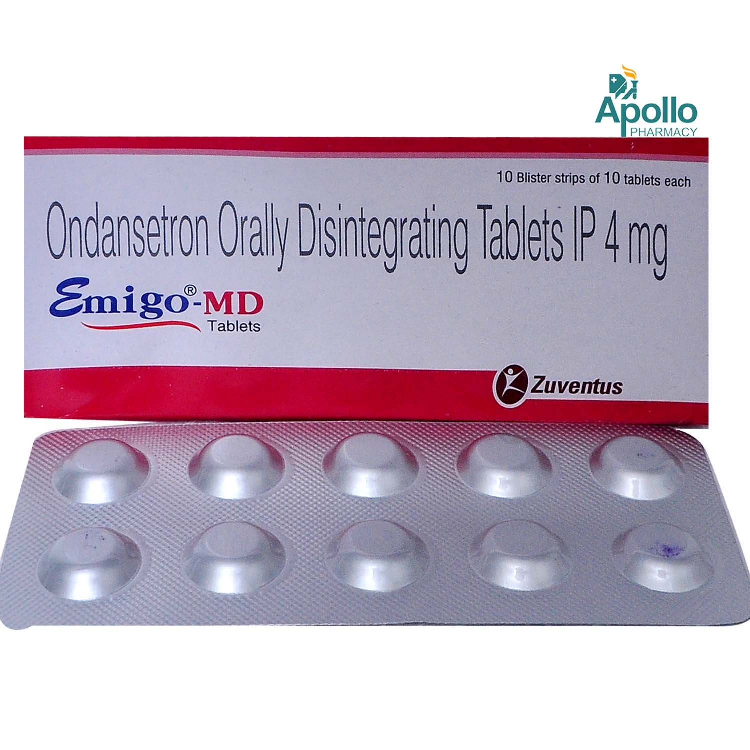 Emigo MD Tablet 10's, Pack of 10 TABLETS Emigo MD Tablet 10's, Pack of 10 TABLETS