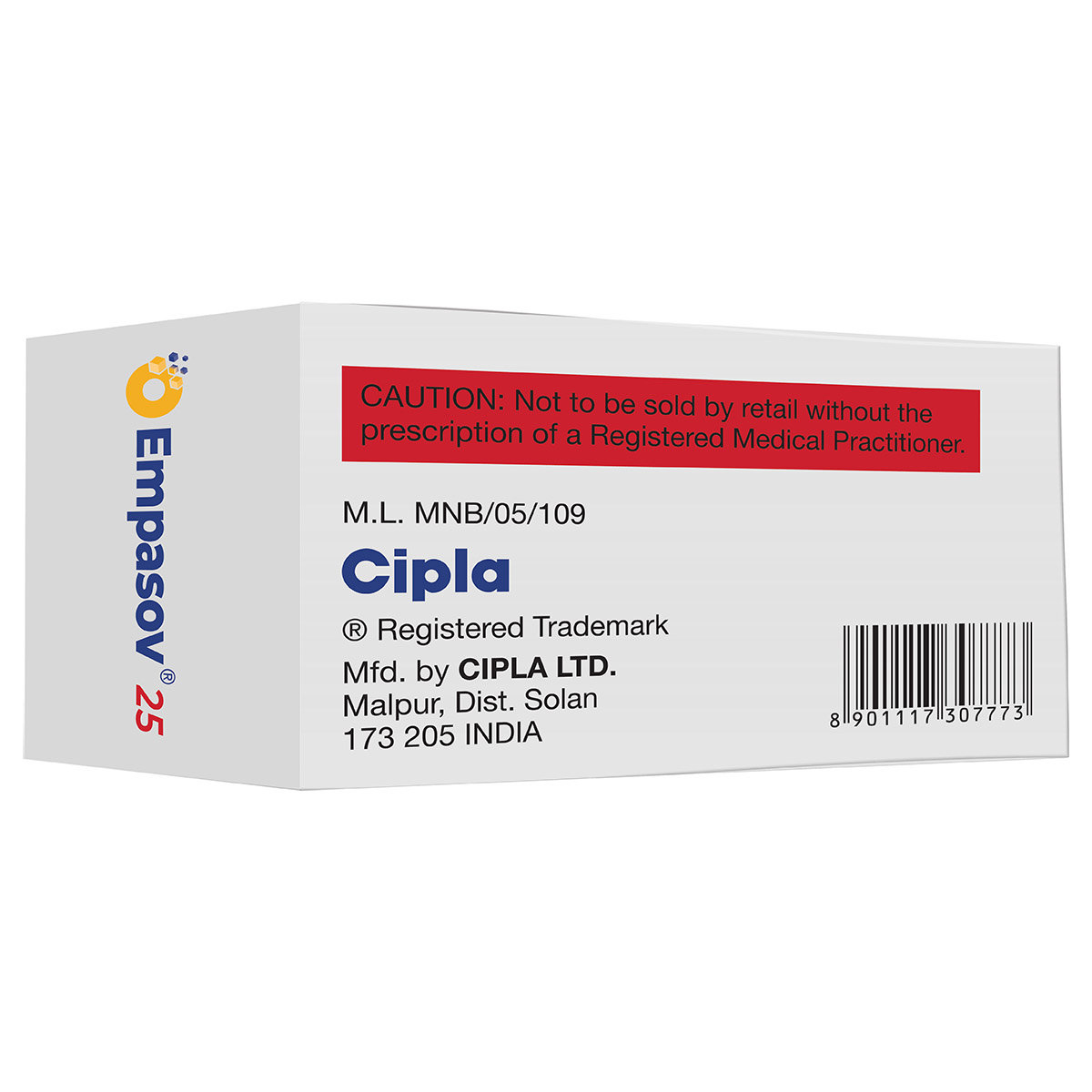 Empasov 25 Tablet 10's, Pack of 10 Empasov 25 Tablet 10's, Pack of 10