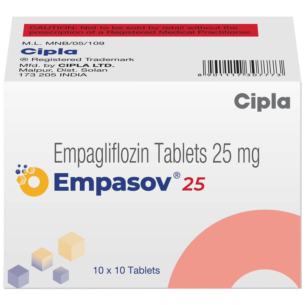 Empasov 25 Tablet 10's, Pack of 10 Empasov 25 Tablet 10's, Pack of 10
