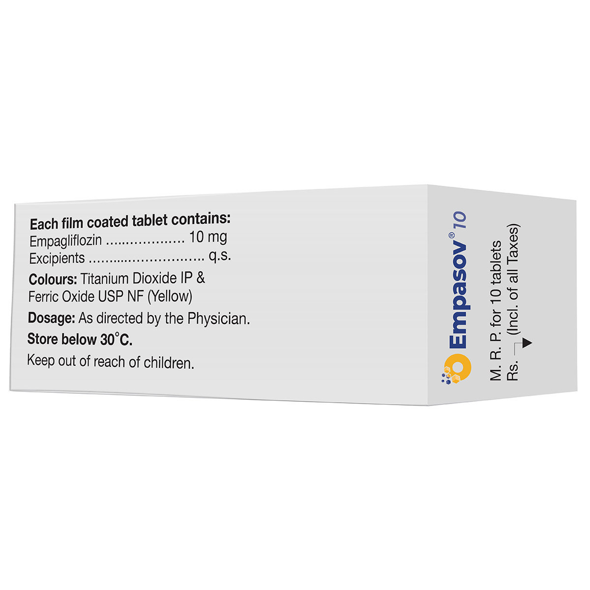 Empasov 10 Tablet 10's, Pack of 10 Empasov 10 Tablet 10's, Pack of 10