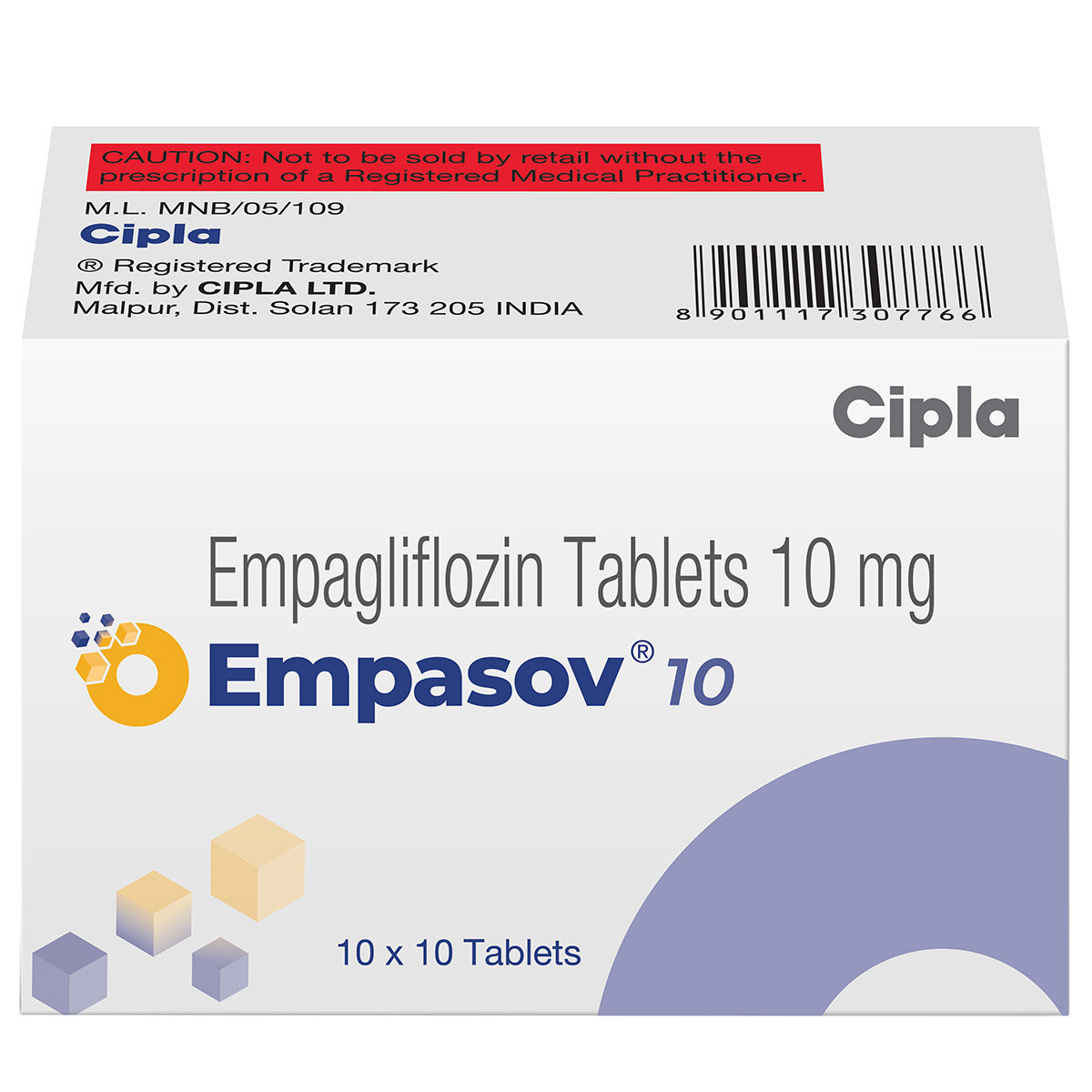 Empasov 10 Tablet 10's, Pack of 10 Empasov 10 Tablet 10's, Pack of 10