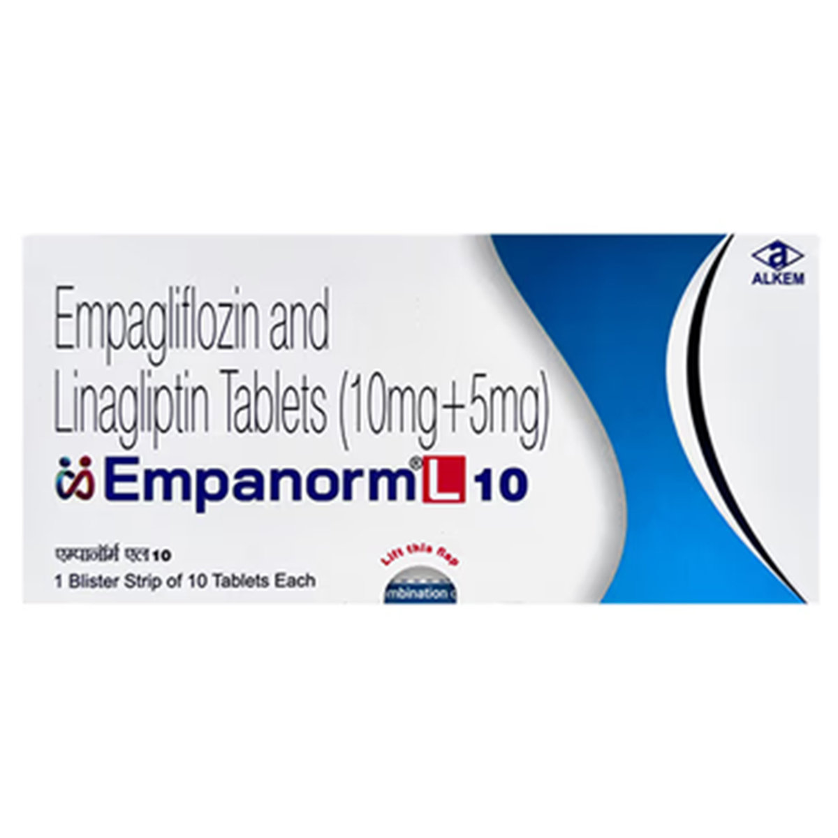 Empanorm L 10 Tablet 10's, Pack of 10 Empanorm L 10 Tablet 10's, Pack of 10