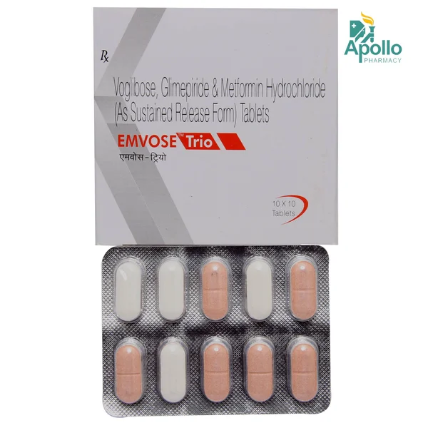 Emvose Trio Tablet 10's