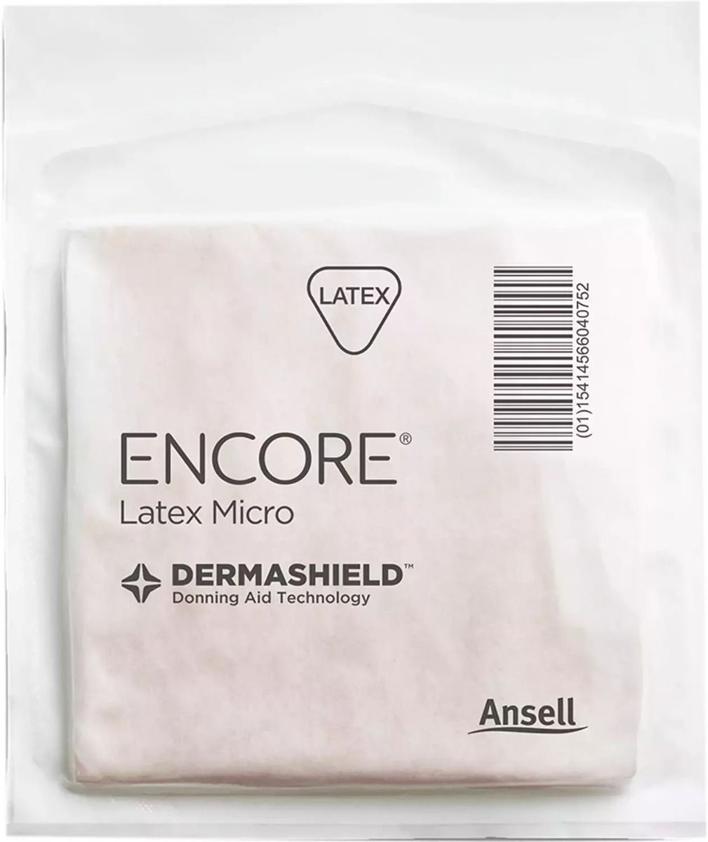Buy Ansell Encore Latex Micro Optic Gloves 6.5, 1 Count Online
