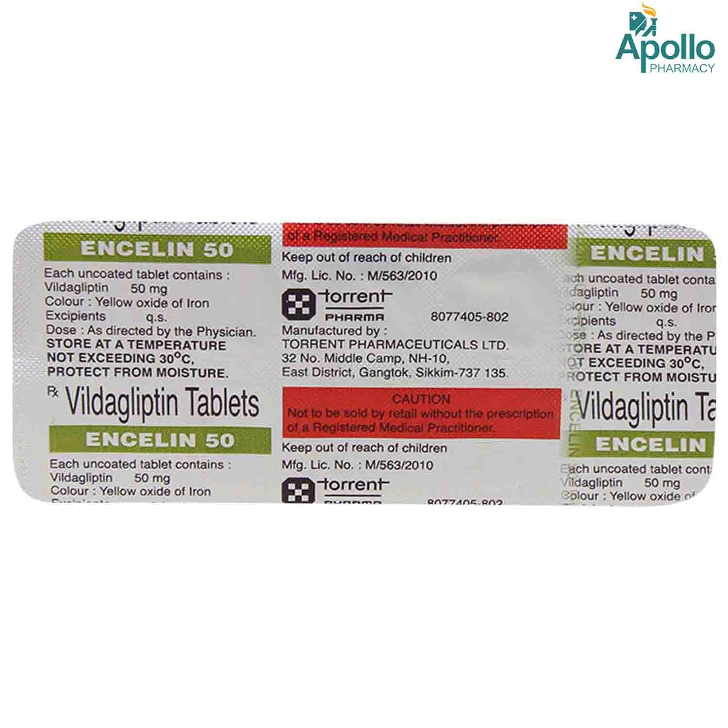 Encelin 50 Tablet 10's, Pack of 10 TabletS Encelin 50 Tablet 10's, Pack of 10 TabletS