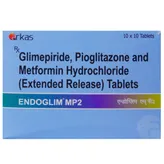 ENDOGLIM MP 2MG TABLET, Pack of 10 TABLETS