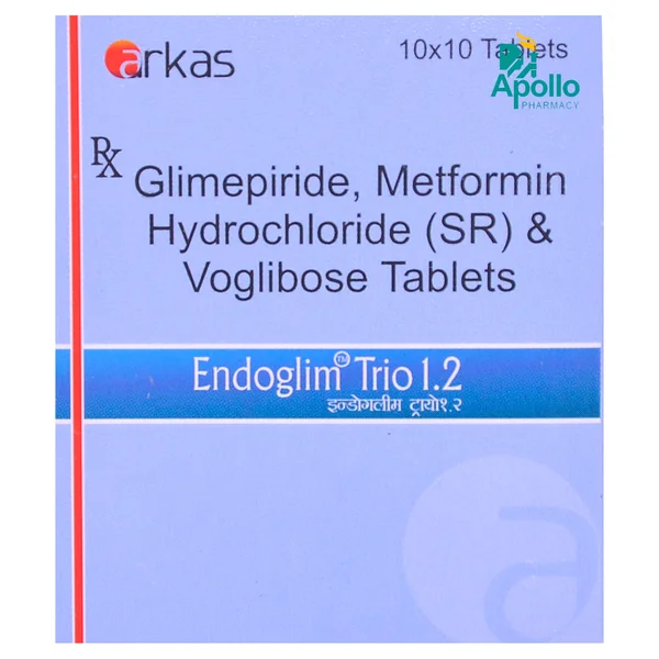 Endoglim Trio 1.2 mg Tablet 10's