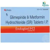 Endoglim-M3 Tablet 10'S, Pack of 10 TabletS