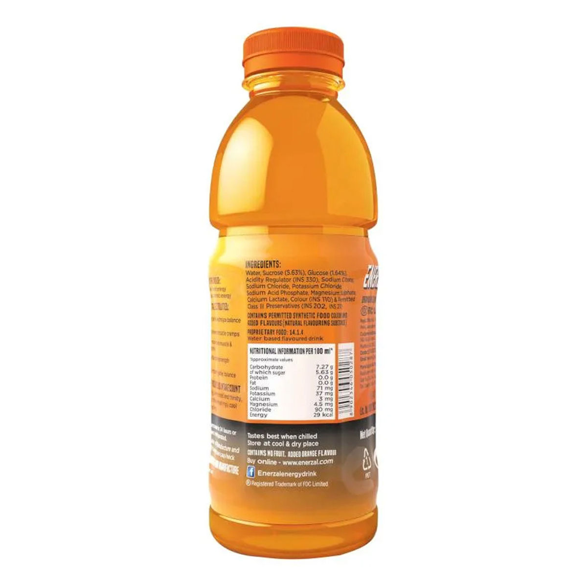 Enerzal Orange Flavour Energy Drink, 500 ml Price, Uses, Side Effects