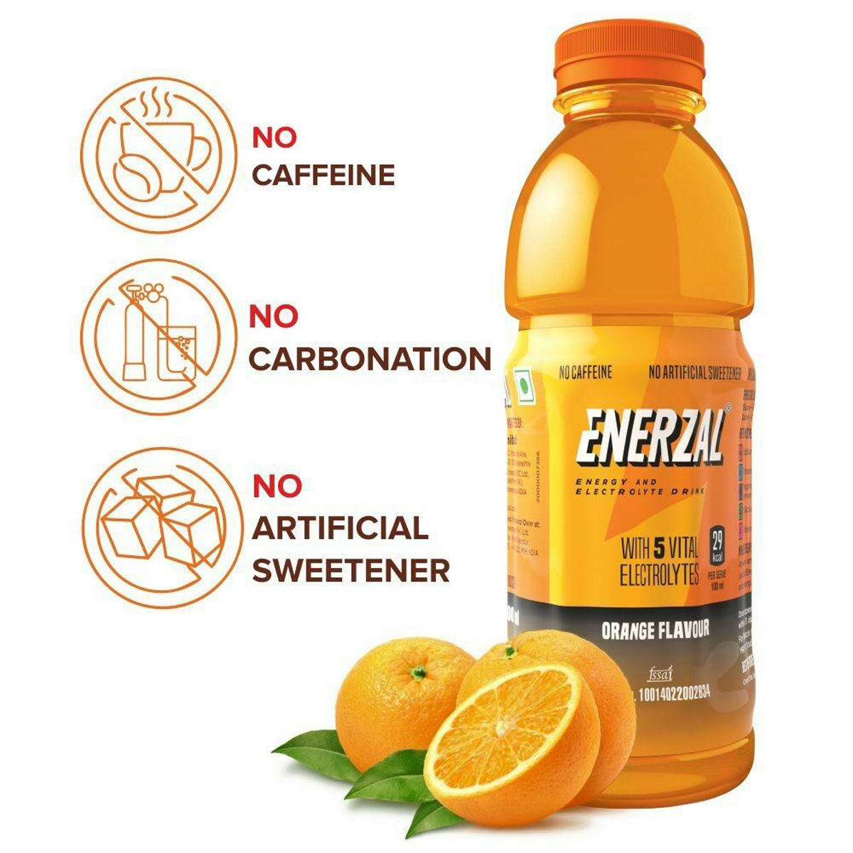 Enerzal Orange Flavour Energy Drink, 500 ml Price, Uses, Side Effects