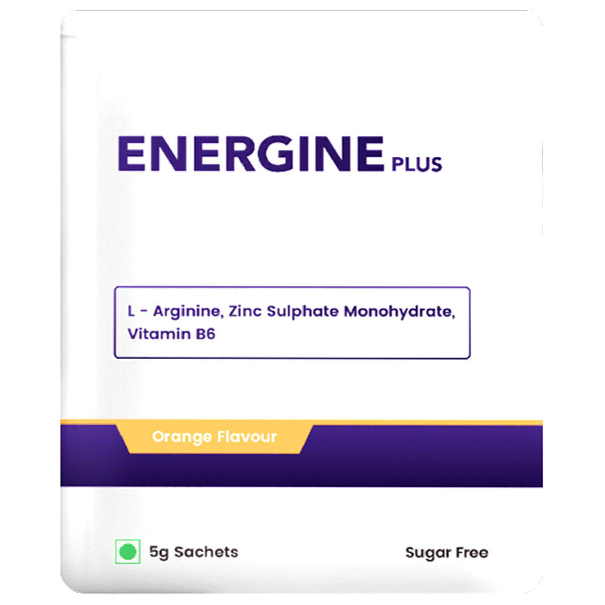 Energine Plus Orange Flavour S/F Sachet 5 gm, Pack of 1 Energine Plus Orange Flavour S/F Sachet 5 gm, Pack of 1