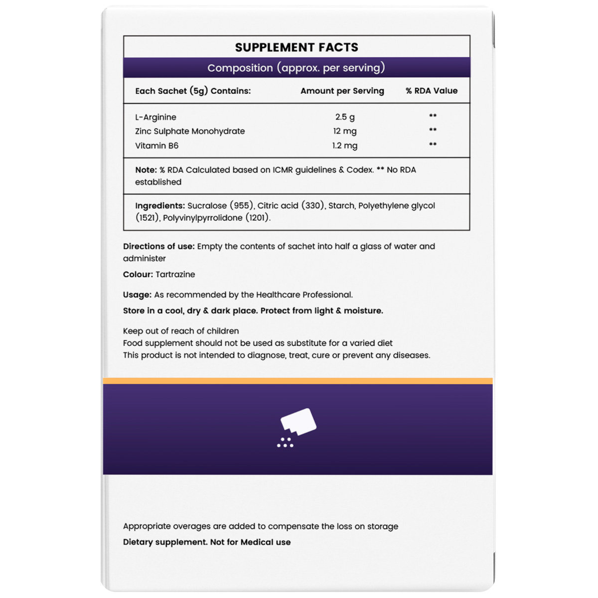 Energine Plus Orange Flavour S/F Sachet 5 gm, Pack of 1 Energine Plus Orange Flavour S/F Sachet 5 gm, Pack of 1