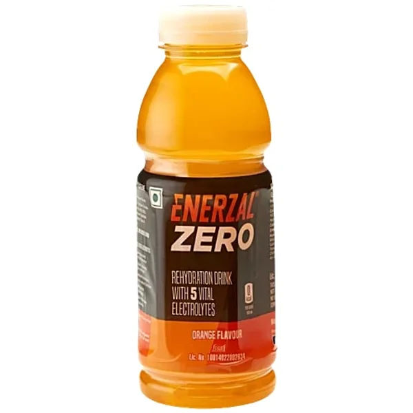 Enerzal Zero Orange Flavour Drink, 500 ml, Pack of 1