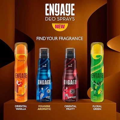 Engage Spirit Man Deo Spray, 150 ml, Pack of 1