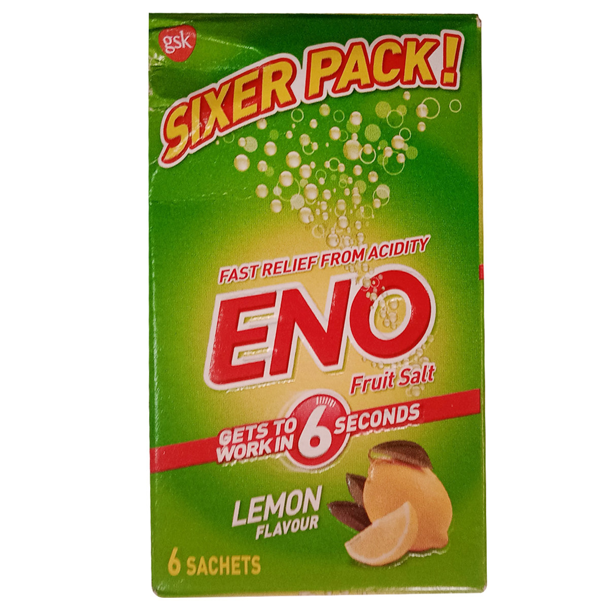 ENO Fruit Salt Lemon Flavour Powder, 5 gm, Pack of 1 ENO Fruit Salt Lemon Flavour Powder, 5 gm, Pack of 1